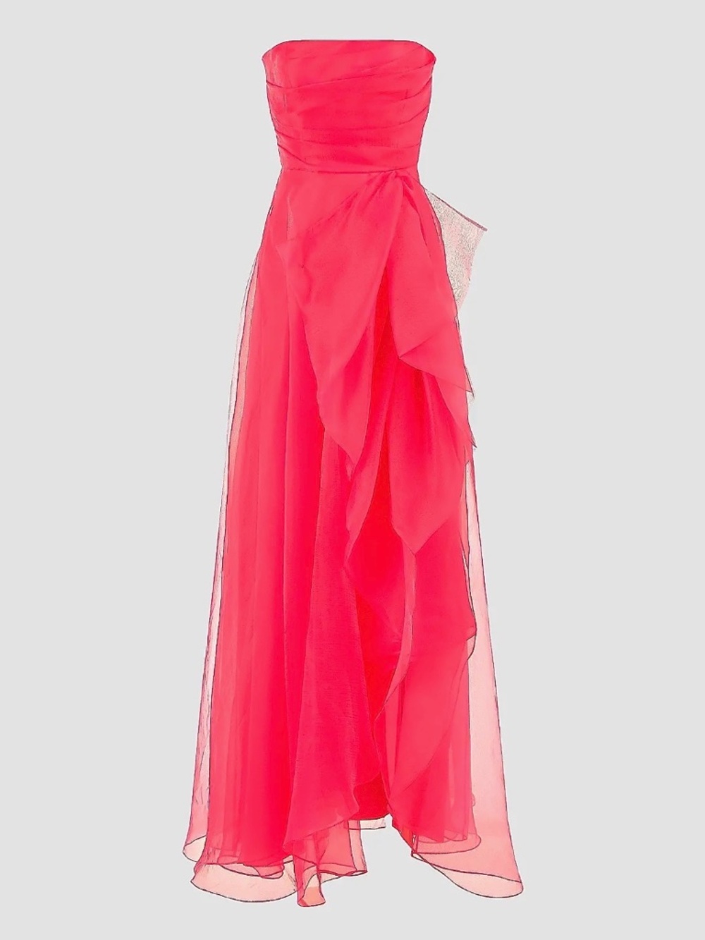 Theia  Teresa Draped Tulle Gown only worn once.